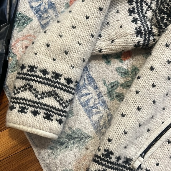 Fleece Lined Heavyweight Knit Jacket - Picture 3 of 8